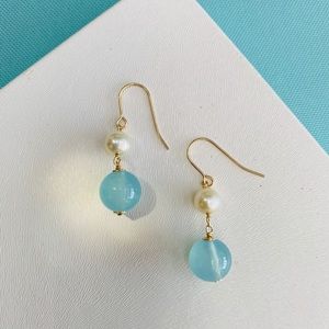 14k gold filled hook earrings